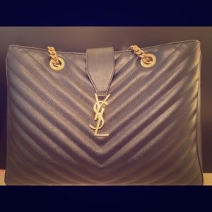 LOULOU Lg. Shopping Bag in Matelasse “Y” Leather